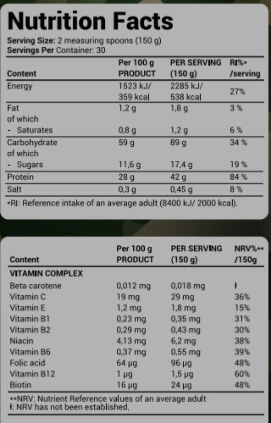 Proteine Mass Squad+Créatine+BCAA+Tribulus