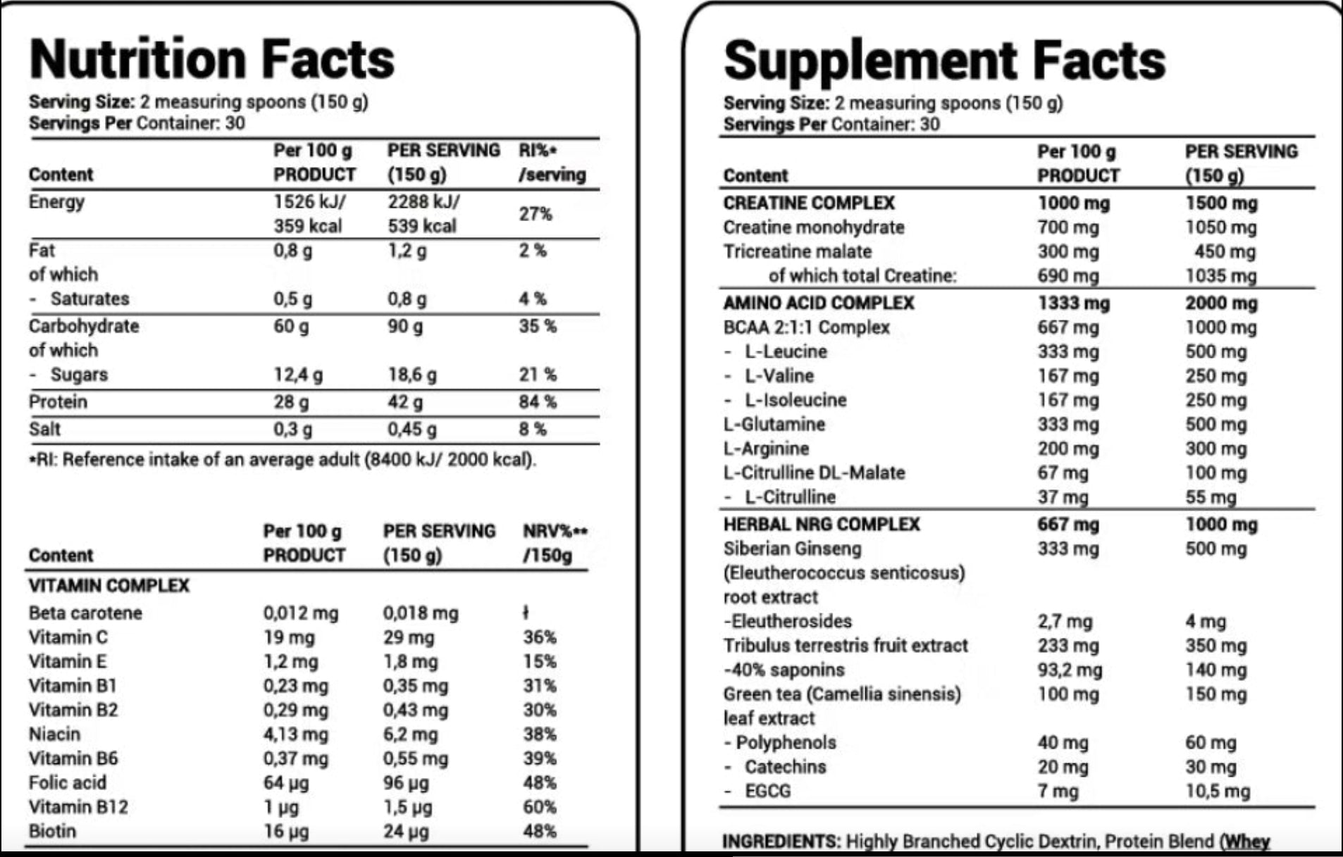 Proteine Mass Super Charger 2270G