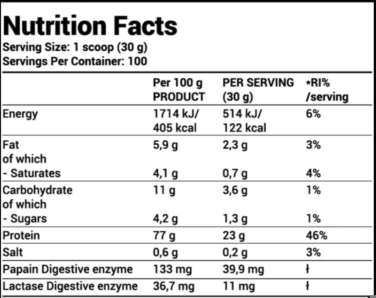 Proteine Casein Charger premium