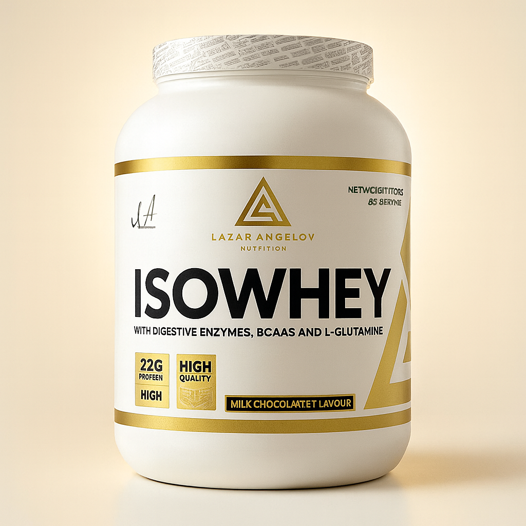 Proteine LAZAR ANGELOV NUTRITION ISO Whey-27 g de protéines - 0 % de glucides - 0 % de matières grasses - 0 % de sucres