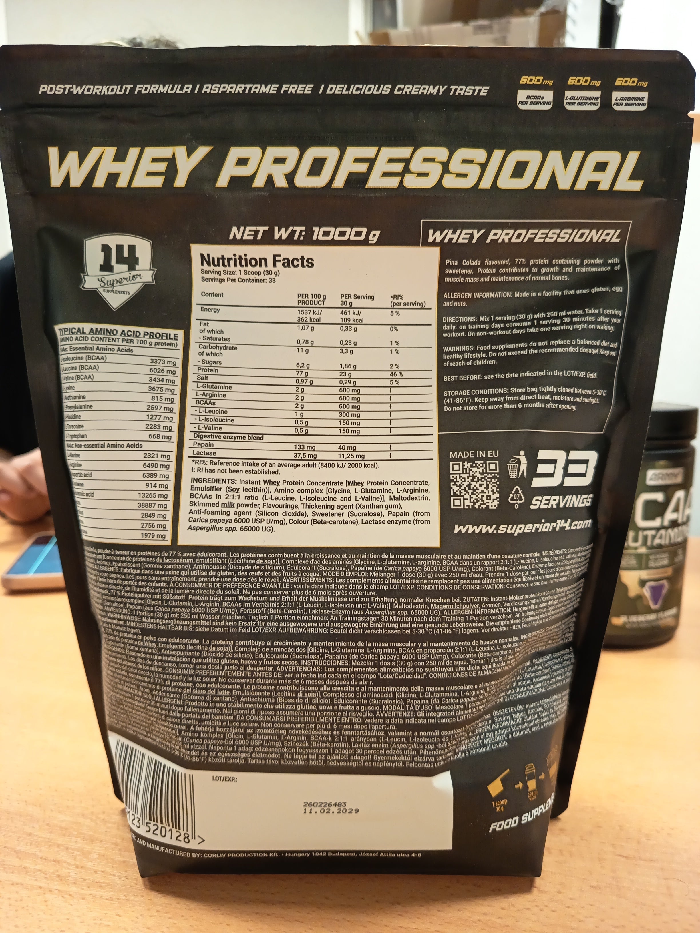 proteine whey professional – Performance & Pureté